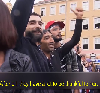 Οι πιο ένθερμοι οπαδοί της Μέρκελ (βίντεο)